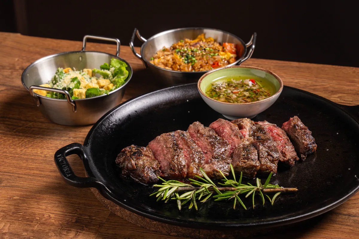 Ribeye steak, preparado en Renne